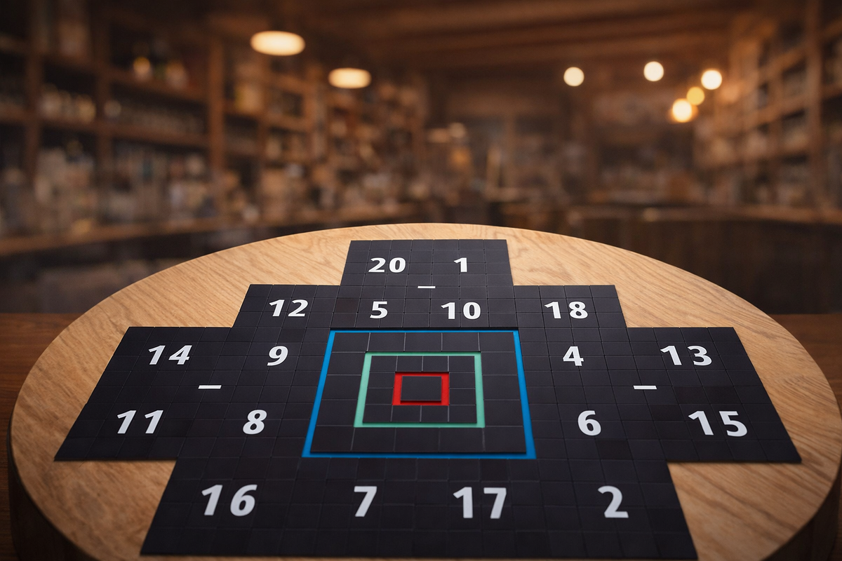 La Capsulette, jeu d’adresse magnétique posé sur une table